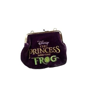 Princess and the frog velvet coin pouch